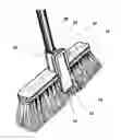 Fig. 01 - Broom or Squeegee with Built-in Scraper