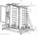 Fig. 01 - Assembly press and method for producing insulating glass elements