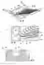 Fig. 08 - INTERNAL COOLING SYSTEM WITH INSERT FORMING NEARWALL COOLING CHANNELS IN AN AFT COOLING CAVITY OF A GAS TURBINE AIRFOIL INCLUDING HEAT DISSIPATING RIBS