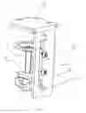 Fig. 02 - Clamping device for continuous adjustment of a display stand