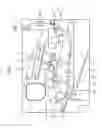 Fig. 02 - Developer storage container with flexible stirring pieces configured so that an extension of one stirring piece is arranged outward of a base of an adjacent stirring piece and image forming apparatus provided with same
