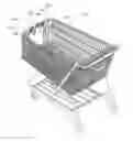 Fig. 01 - Shopping cart bagging station and method of forming the same