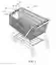 Fig. 02 - Shopping cart bagging station and method of forming the same