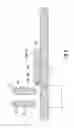 Fig. 09 - Base member for a shower door assembly
