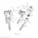 Fig. 10 - Spinal prosthesis with adjustable support element
