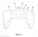 Fig. 09 - Prosthetic heart valve with retention elements