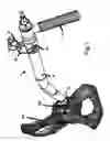 Fig. 02 - Set of instruments for the implantation of an acetabular prosthesis