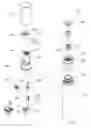 Fig. 01 - Fixed nozzle and pumping type cosmetic container