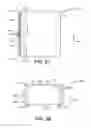 Fig. 29 - Display with reflective spatial light modulator and a film-based lightguide frontlight folded behind the modulator to receive light from a light source positioned on an electrical display connector