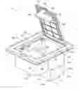 Fig. 01 - Weather resistant floor box with draining chamber