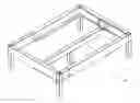 Fig. 01 - Adjustable furniture frame system