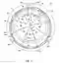 Fig. 16 - Rotary device having a circular guide ring