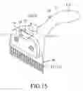 Fig. 16 - Pet grooming tool with replaceable comb plates