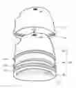 Fig. 01 - Removable, interchangeable, moisture retaining, friction reducing head-wear lining