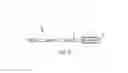 Fig. 06 - Angled surgical tool for removing tissue from within an intervertebral space