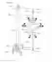 Fig. 22 - Multi-headed, multi-abdomen, multi-armed apparatus for use with a slip and counter fight simulation / workout machine or stand alone device for fight simulation