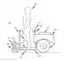 Fig. 01 - Foot controlled stand up zero turn radius utility vehicle