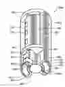 Fig. 01 - Rotary piston type actuator with a central actuation assembly