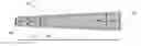 Fig. 01 - Bent and tapered optical waveguide component for mode converter and polarization rotator