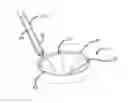 Fig. 01 - Multi-channel apparatus for delivering a constricting cord or a ring to a cardiac valve annulus