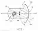 Fig. 10 - Cutting tool having an indexable cutting insert retained by a moment force about a pivot axis