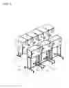 Fig. 04 - Movable stand with casters and processing machine line