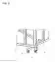 Fig. 09 - Movable stand with casters and processing machine line