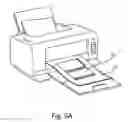 Fig. 08 - Assembly and method for creating folder pockets from printable blank sheets
