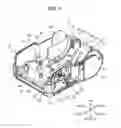 Fig. 04 - Printing device provided with abutting part for suppressing cover from opening due to impact from fall