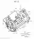 Fig. 18 - Printing device provided with abutting part for suppressing cover from opening due to impact from fall