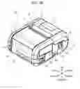 Fig. 22 - Printing device provided with abutting part for suppressing cover from opening due to impact from fall