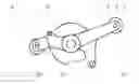 Fig. 01 - Connecting rod type two-level locking device, hopper car bottom door and hopper car