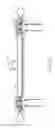 Fig. 09 - Shower head with integrated mixing valve