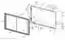 Fig. 01 - Cabinet with snap-in frame