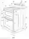 Fig. 02 - Oven appliance with a door hinge