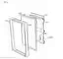 Fig. 01 - Integrated wall-mounted digital signage assembly