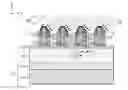 Fig. 01 - Multi-angled deposition and masking for custom spacer trim and selected spacer removal
