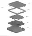 Fig. 01 - DEVICE WITH CAVITY-BACKED ANTENNA ARRAY INTEGRATED IN A METAL CASING