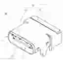 Fig. 01 - Electrical receptacle connector for providing grounding and reducing electromagnetic interference