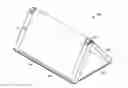 Fig. 01 - Three part foldable housing supporting multiple use positions in an electronic device