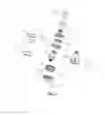 Fig. 04 - Atomizer head, atomizer and electronic cigarette containing the atomizer