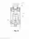 Fig. 13 - Atomizer head, atomizer and electronic cigarette containing the atomizer