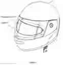 Fig. 01 - ATTACHMENT SHEET, HELMET, GOGGLES, AND METHOD FOR ATTACHING ANTI-FOG SHEET