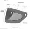 Fig. 03 - ATTACHMENT SHEET, HELMET, GOGGLES, AND METHOD FOR ATTACHING ANTI-FOG SHEET