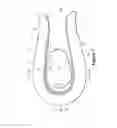 Fig. 08 - Article of footwear having a sole structure with perimeter and central chambers