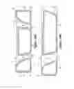 Fig. 10 - Article of footwear having a sole structure with perimeter and central chambers