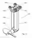 Fig. 14 - Propulsion system for a boat