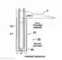 Fig. 01 - Support member with dual use rebar for geothermal underground loop and methods
