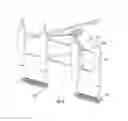 Fig. 07 - Technician platform for antenna mount