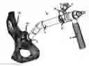 Fig. 01 - Set of instruments for the implantation of an acetabular prosthesis